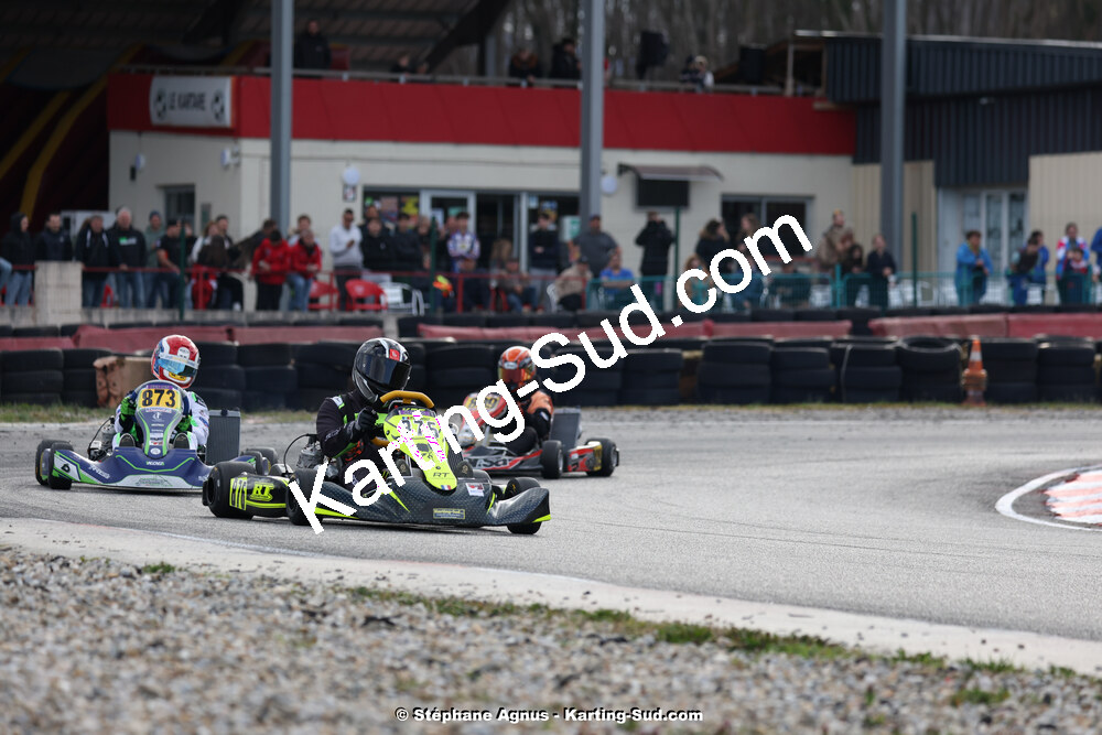 9 & 10/03/2024 : 1ère manche du Championnat du Sud au circuit d’Aigues-Vives (photos Stéphane Agnus) 2024 — karting