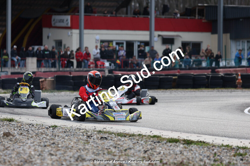 9 & 10/03/2024 : 1ère manche du Championnat du Sud au circuit d’Aigues-Vives (photos Stéphane Agnus) 2024 — karting