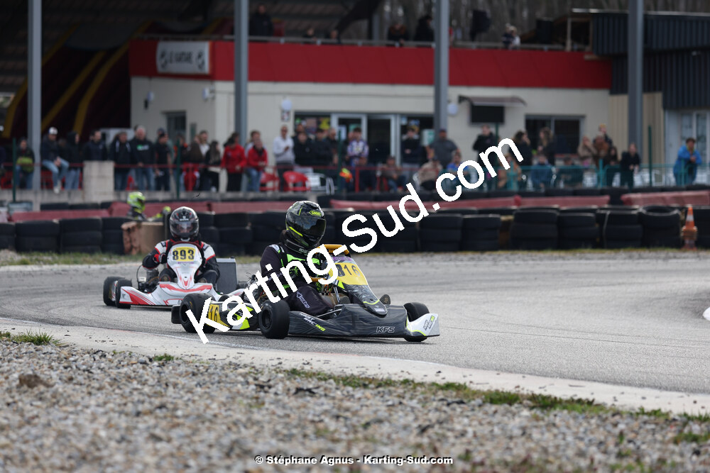 9 & 10/03/2024 : 1ère manche du Championnat du Sud au circuit d’Aigues-Vives (photos Stéphane Agnus) 2024 — karting