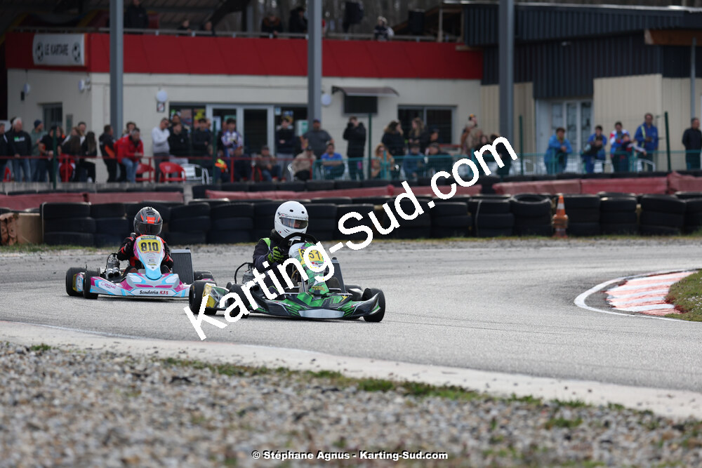 9 & 10/03/2024 : 1ère manche du Championnat du Sud au circuit d’Aigues-Vives (photos Stéphane Agnus) 2024 — karting