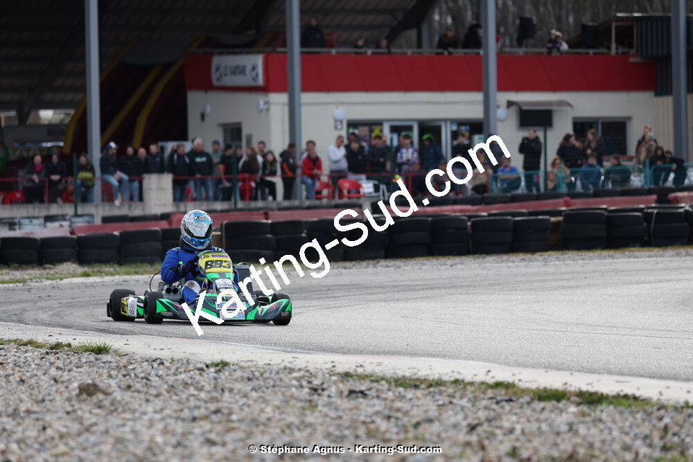9 & 10/03/2024 : 1ère manche du Championnat du Sud au circuit d’Aigues-Vives (photos Stéphane Agnus) 2024 — karting