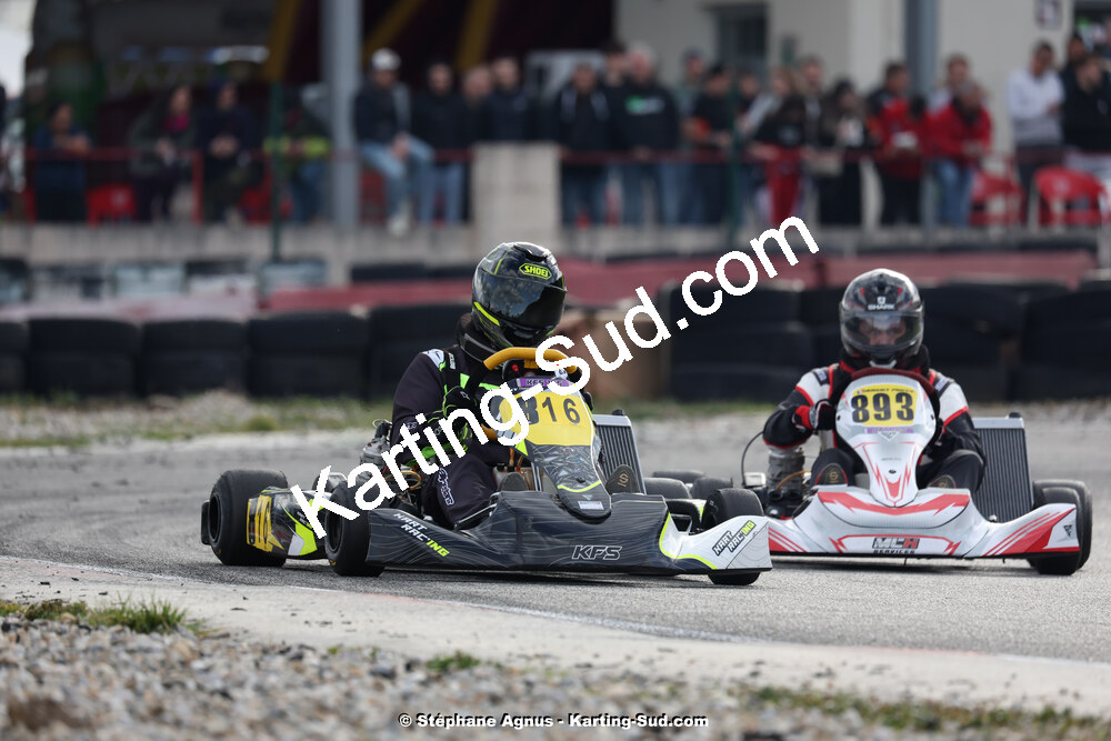 9 & 10/03/2024 : 1ère manche du Championnat du Sud au circuit d’Aigues-Vives (photos Stéphane Agnus) 2024 — karting