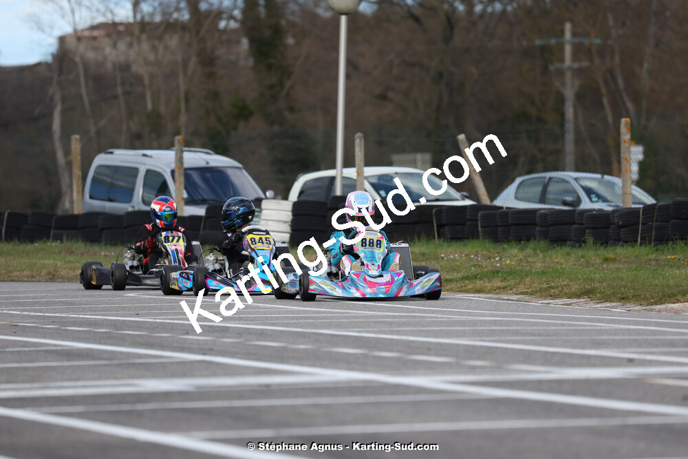 9 & 10/03/2024 : 1ère manche du Championnat du Sud au circuit d’Aigues-Vives (photos Stéphane Agnus) 2024 — karting