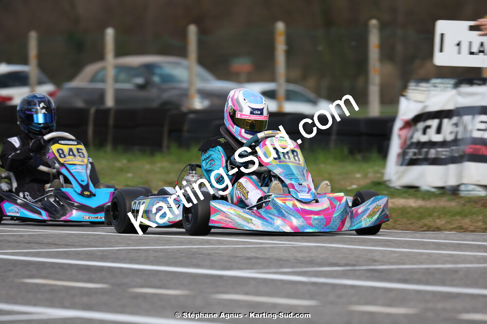 9 & 10/03/2024 : 1ère manche du Championnat du Sud au circuit d’Aigues-Vives (photos Stéphane Agnus) 2024 — karting