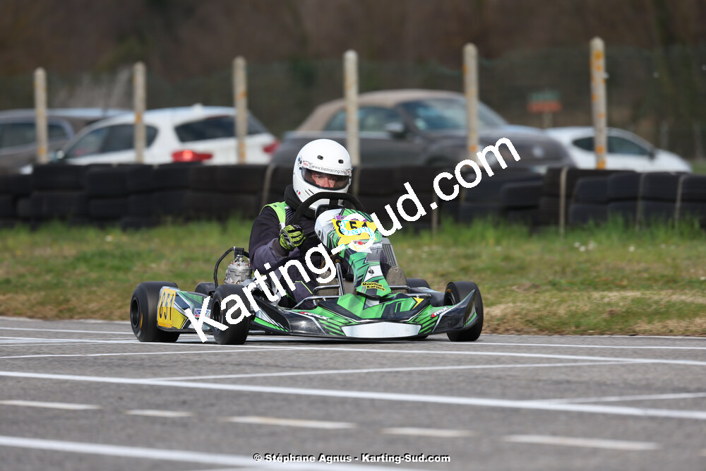 9 & 10/03/2024 : 1ère manche du Championnat du Sud au circuit d’Aigues-Vives (photos Stéphane Agnus) 2024 — karting