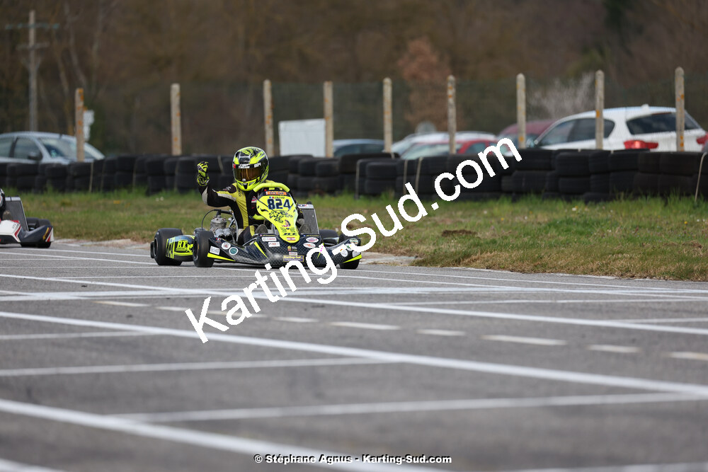 9 & 10/03/2024 : 1ère manche du Championnat du Sud au circuit d’Aigues-Vives (photos Stéphane Agnus) 2024 — karting