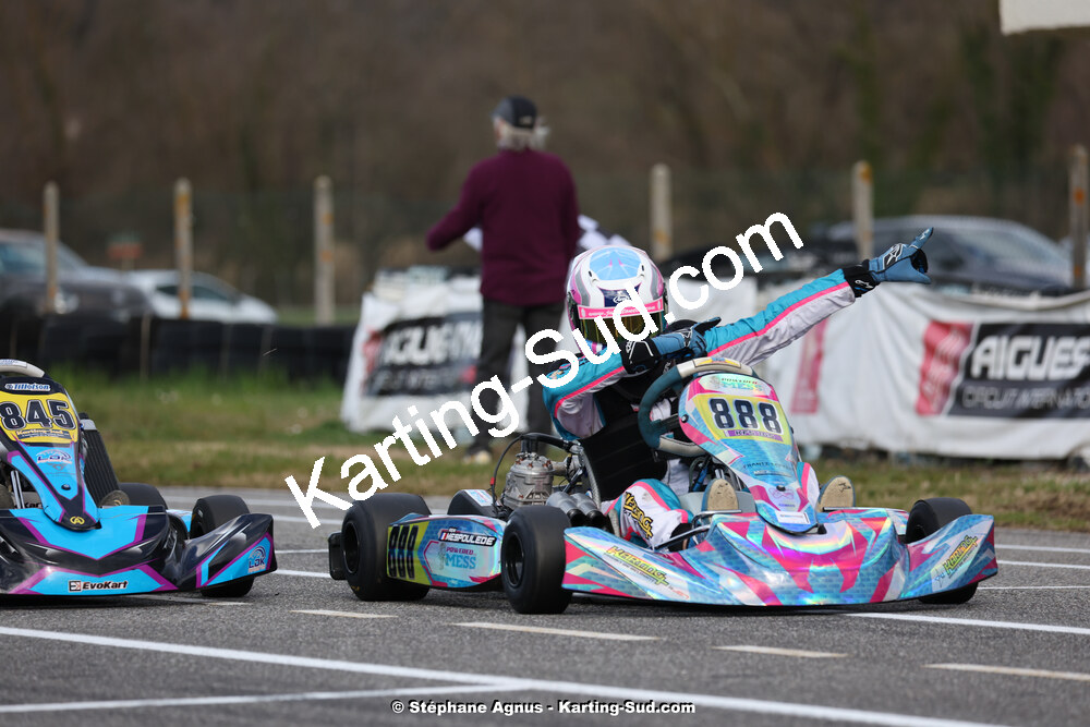 9 & 10/03/2024 : 1ère manche du Championnat du Sud au circuit d’Aigues-Vives (photos Stéphane Agnus) 2024 — karting