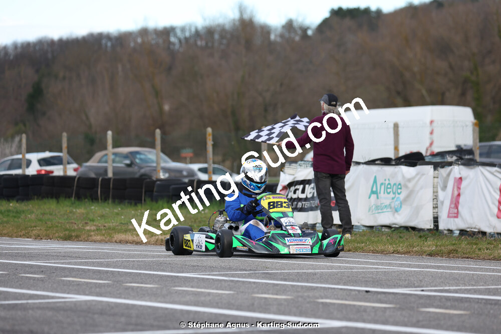 9 & 10/03/2024 : 1ère manche du Championnat du Sud au circuit d’Aigues-Vives (photos Stéphane Agnus) 2024 — karting