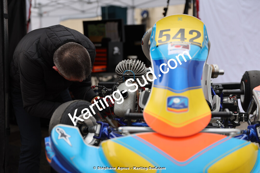 9 & 10/03/2024 : 1ère manche du Championnat du Sud au circuit d’Aigues-Vives (photos Stéphane Agnus) 2024 — karting