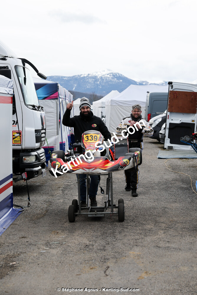 9 & 10/03/2024 : 1ère manche du Championnat du Sud au circuit d’Aigues-Vives (photos Stéphane Agnus) 2024 — karting