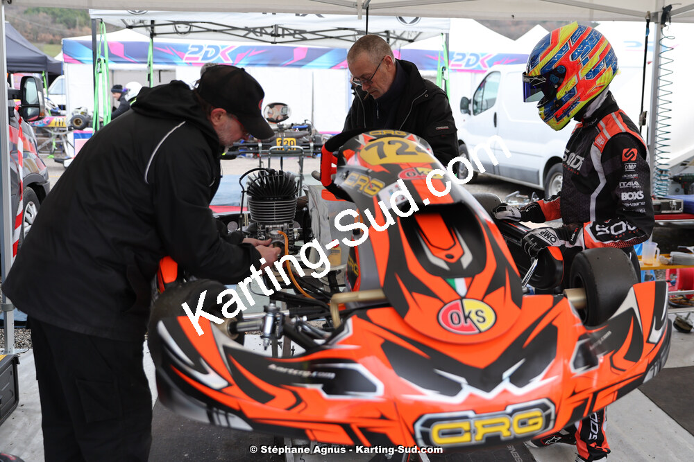 9 & 10/03/2024 : 1ère manche du Championnat du Sud au circuit d’Aigues-Vives (photos Stéphane Agnus) 2024 — karting