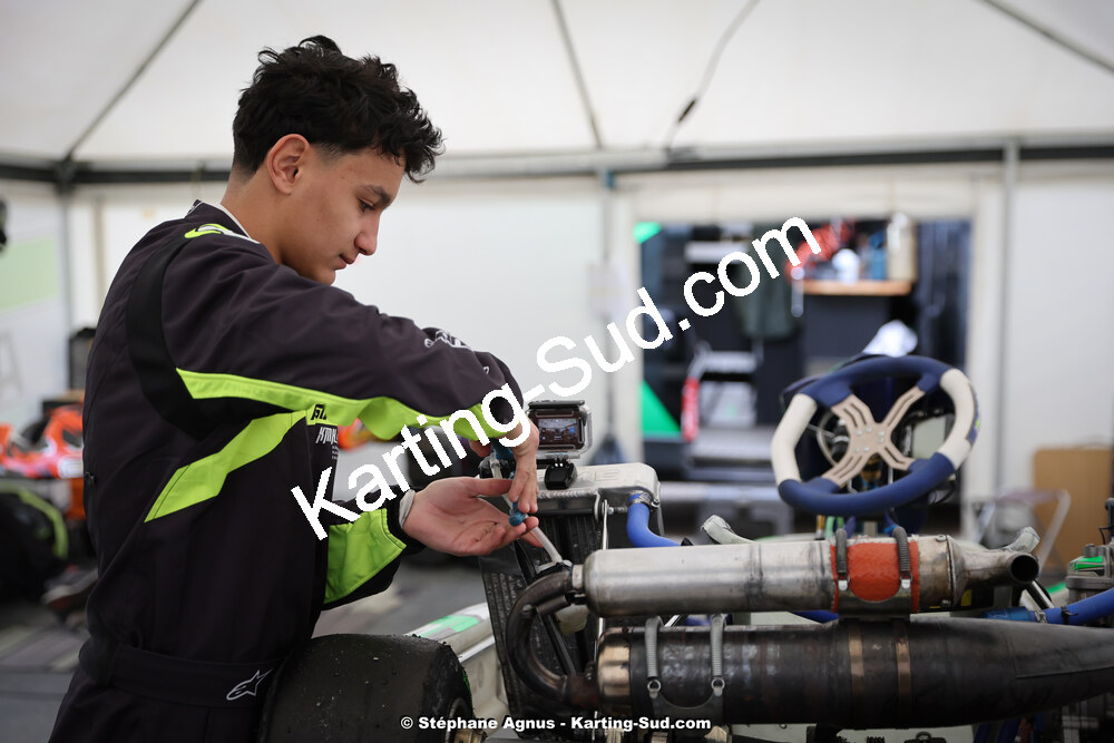 9 & 10/03/2024 : 1ère manche du Championnat du Sud au circuit d’Aigues-Vives (photos Stéphane Agnus) 2024 — karting