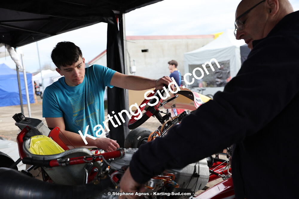 9 & 10/03/2024 : 1ère manche du Championnat du Sud au circuit d’Aigues-Vives (photos Stéphane Agnus) 2024 — karting