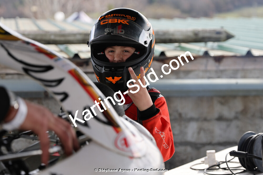 9 & 10/03/2024 : 1ère manche du Championnat du Sud au circuit d’Aigues-Vives (photos Stéphane Agnus) 2024 — karting