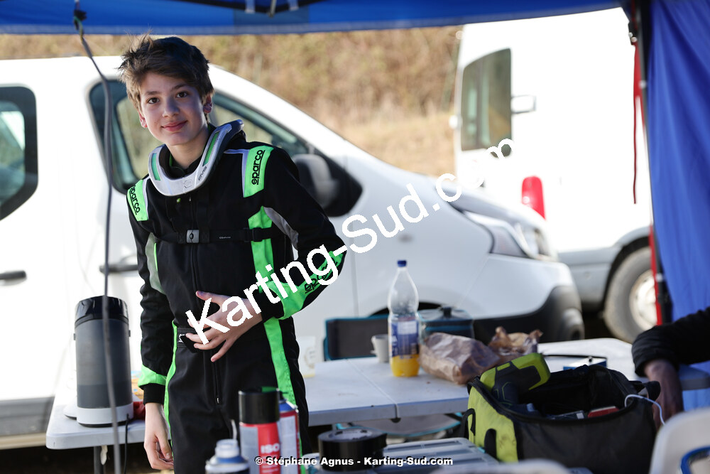 9 & 10/03/2024 : 1ère manche du Championnat du Sud au circuit d’Aigues-Vives (photos Stéphane Agnus) 2024 — karting