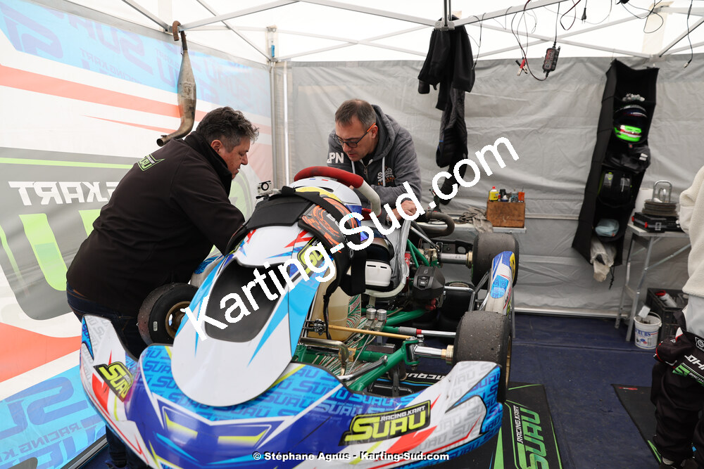 9 & 10/03/2024 : 1ère manche du Championnat du Sud au circuit d’Aigues-Vives (photos Stéphane Agnus) 2024 — karting