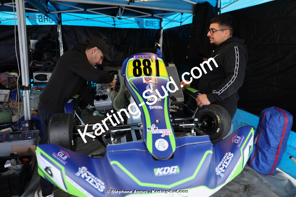 9 & 10/03/2024 : 1ère manche du Championnat du Sud au circuit d’Aigues-Vives (photos Stéphane Agnus) 2024 — karting