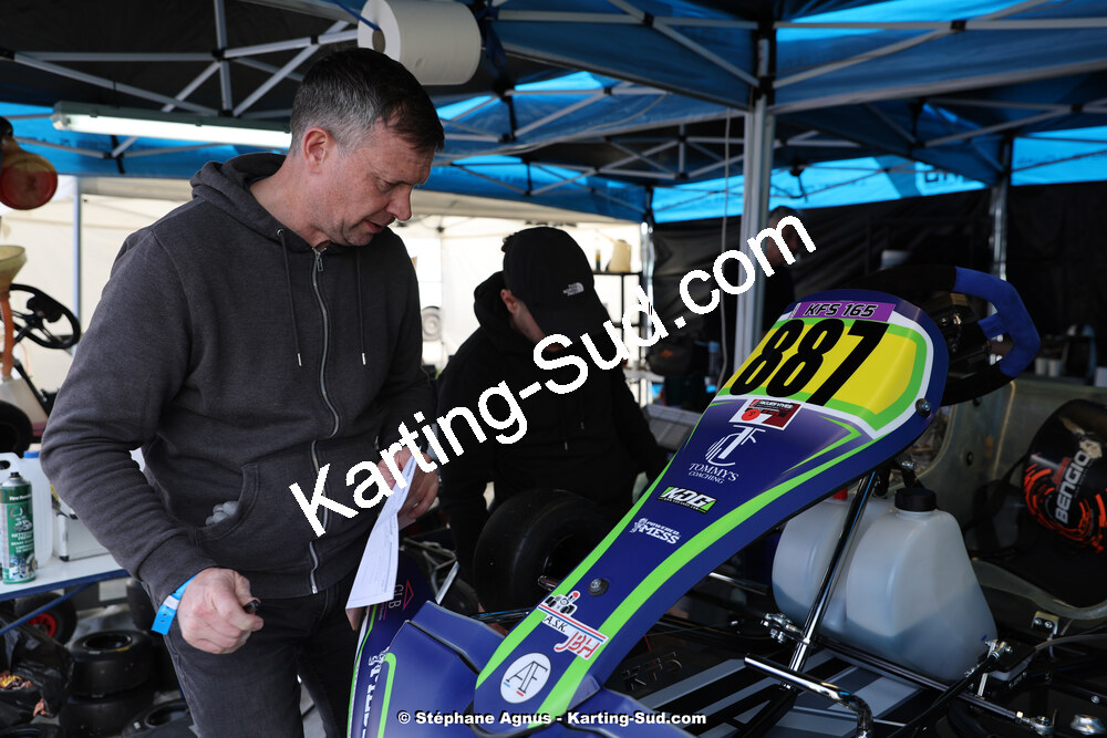 9 & 10/03/2024 : 1ère manche du Championnat du Sud au circuit d’Aigues-Vives (photos Stéphane Agnus) 2024 — karting