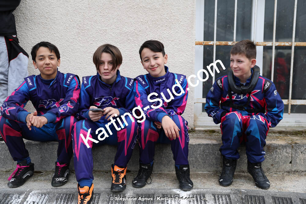 9 & 10/03/2024 : 1ère manche du Championnat du Sud au circuit d’Aigues-Vives (photos Stéphane Agnus) 2024 — karting
