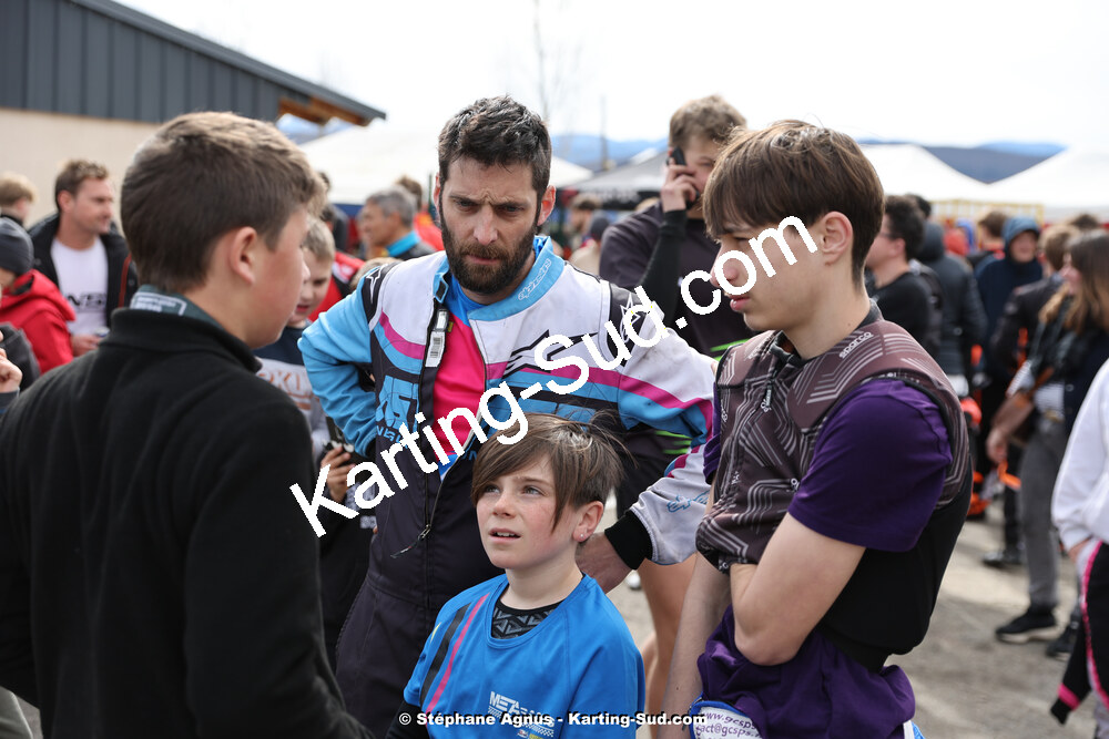 9 & 10/03/2024 : 1ère manche du Championnat du Sud au circuit d’Aigues-Vives (photos Stéphane Agnus) 2024 — karting
