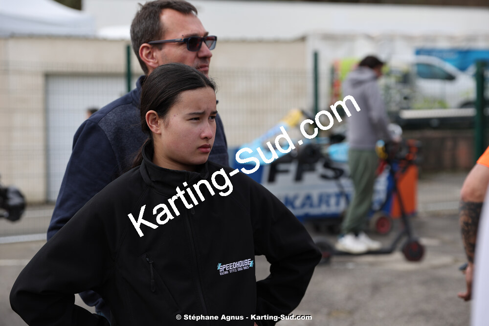 9 & 10/03/2024 : 1ère manche du Championnat du Sud au circuit d’Aigues-Vives (photos Stéphane Agnus) 2024 — karting
