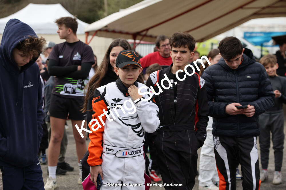 9 & 10/03/2024 : 1ère manche du Championnat du Sud au circuit d’Aigues-Vives (photos Stéphane Agnus) 2024 — karting