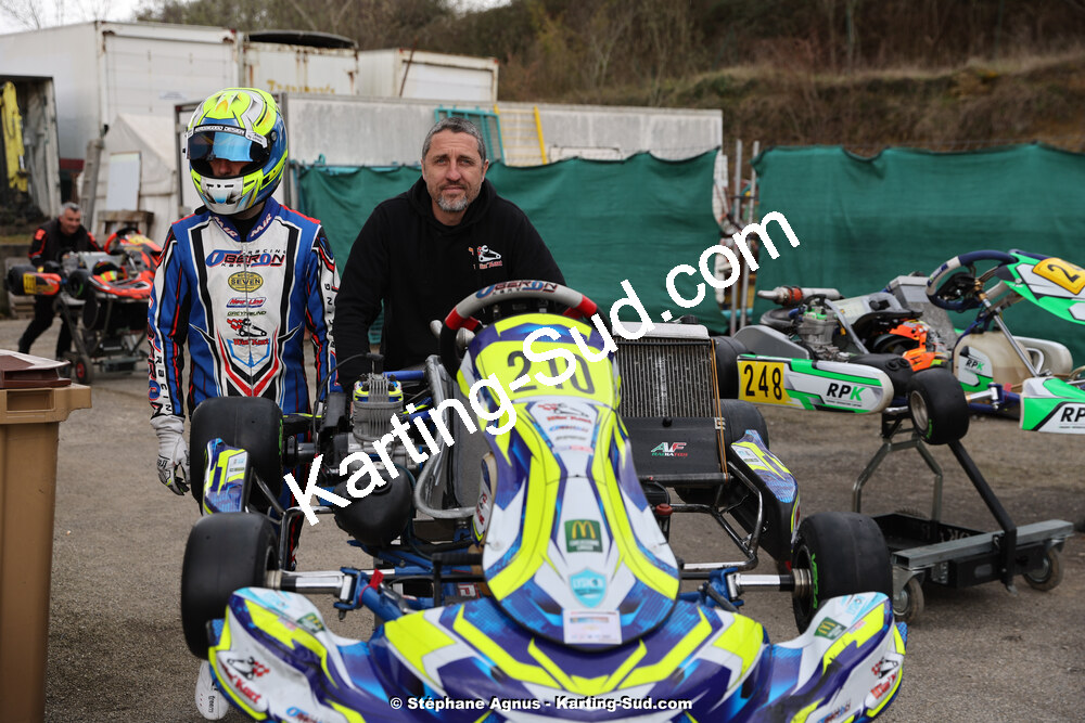 9 & 10/03/2024 : 1ère manche du Championnat du Sud au circuit d’Aigues-Vives (photos Stéphane Agnus) 2024 — karting