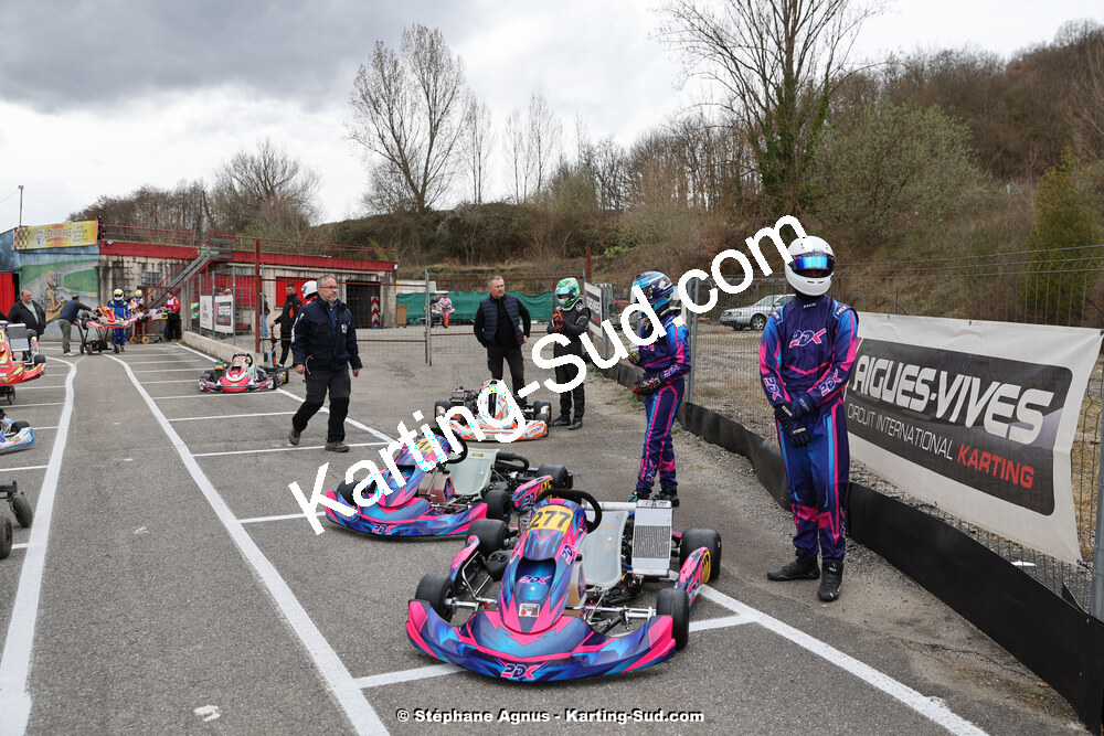 9 & 10/03/2024 : 1ère manche du Championnat du Sud au circuit d’Aigues-Vives (photos Stéphane Agnus) 2024 — karting