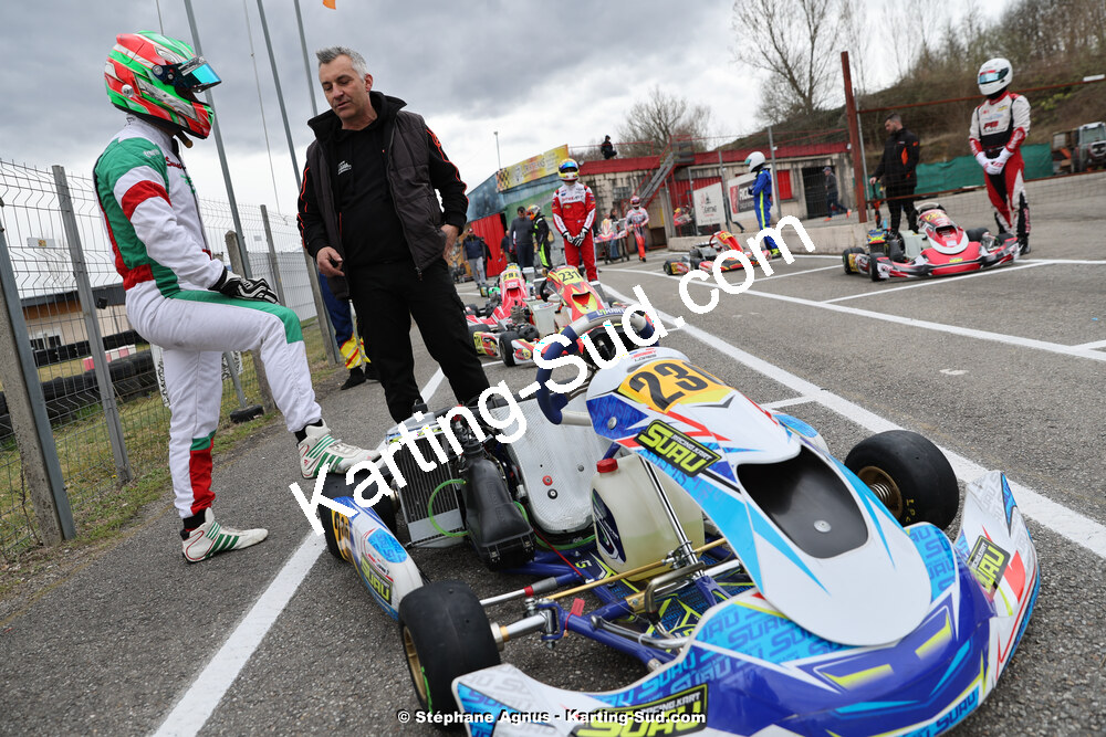 9 & 10/03/2024 : 1ère manche du Championnat du Sud au circuit d’Aigues-Vives (photos Stéphane Agnus) 2024 — karting