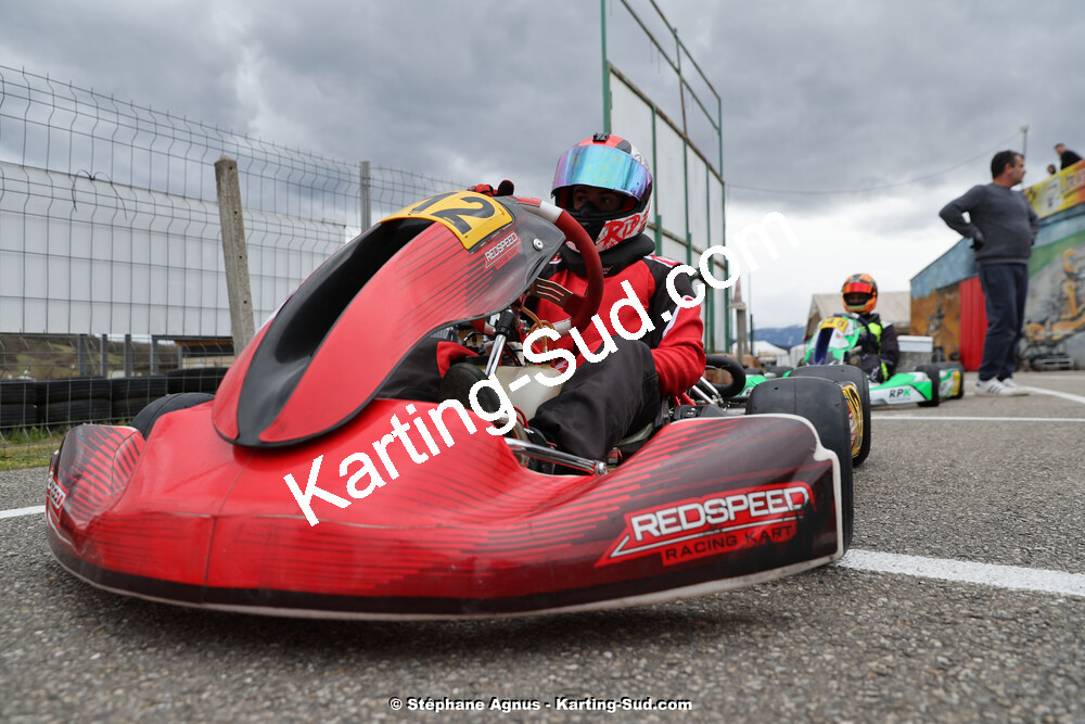 9 & 10/03/2024 : 1ère manche du Championnat du Sud au circuit d’Aigues-Vives (photos Stéphane Agnus) 2024 — karting