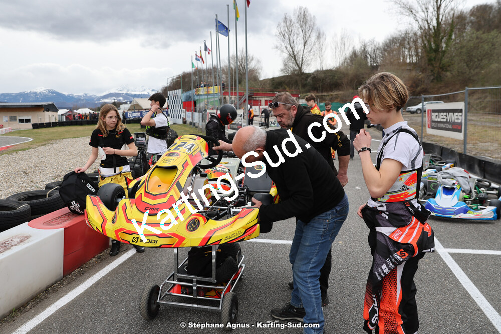 9 & 10/03/2024 : 1ère manche du Championnat du Sud au circuit d’Aigues-Vives (photos Stéphane Agnus) 2024 — karting
