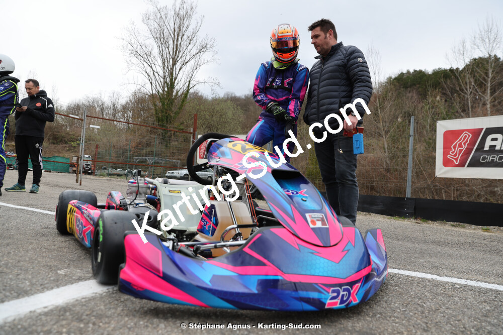 9 & 10/03/2024 : 1ère manche du Championnat du Sud au circuit d’Aigues-Vives (photos Stéphane Agnus) 2024 — karting