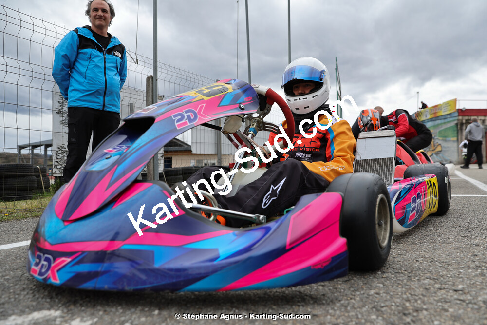 9 & 10/03/2024 : 1ère manche du Championnat du Sud au circuit d’Aigues-Vives (photos Stéphane Agnus) 2024 — karting