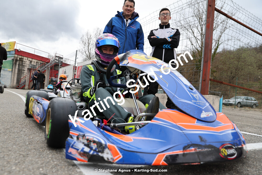 9 & 10/03/2024 : 1ère manche du Championnat du Sud au circuit d’Aigues-Vives (photos Stéphane Agnus) 2024 — karting