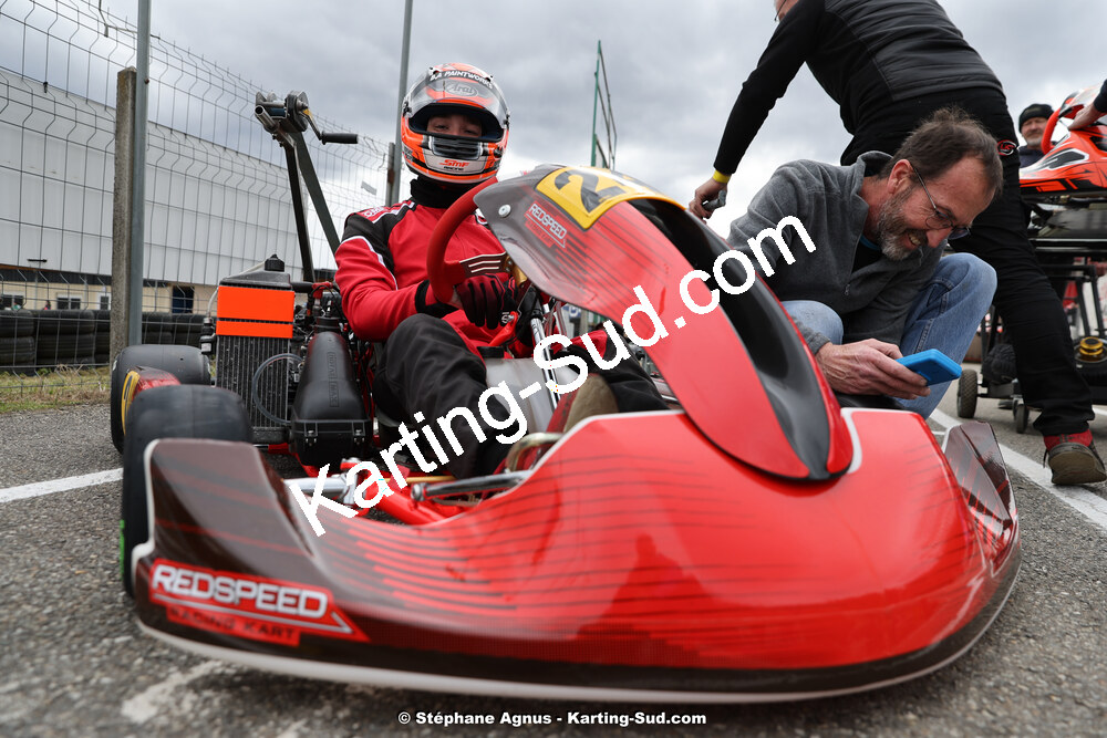 9 & 10/03/2024 : 1ère manche du Championnat du Sud au circuit d’Aigues-Vives (photos Stéphane Agnus) 2024 — karting