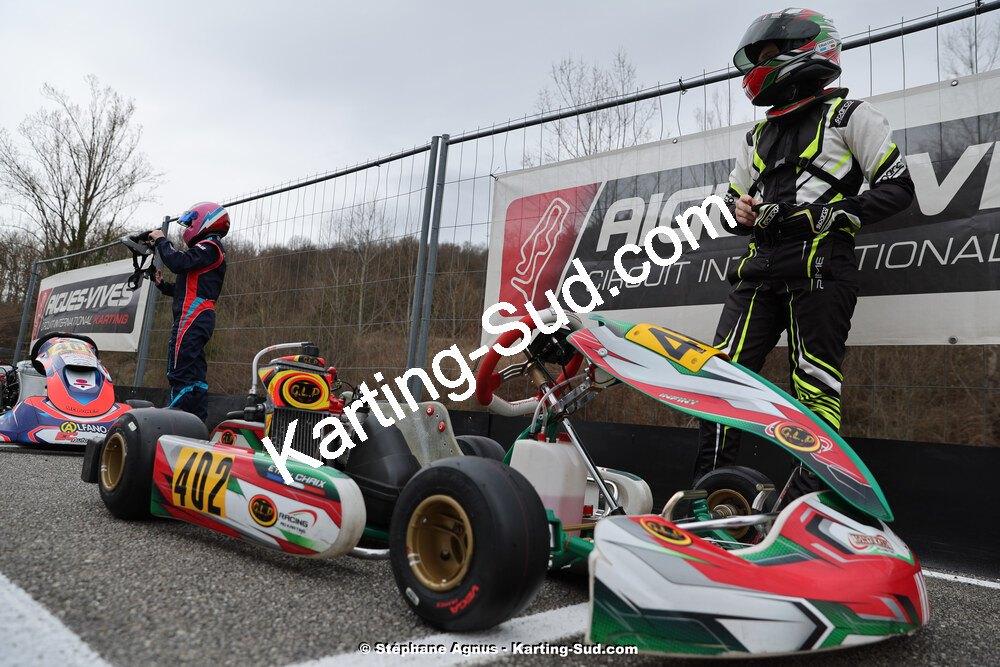 9 & 10/03/2024 : 1ère manche du Championnat du Sud au circuit d’Aigues-Vives (photos Stéphane Agnus) 2024 — karting