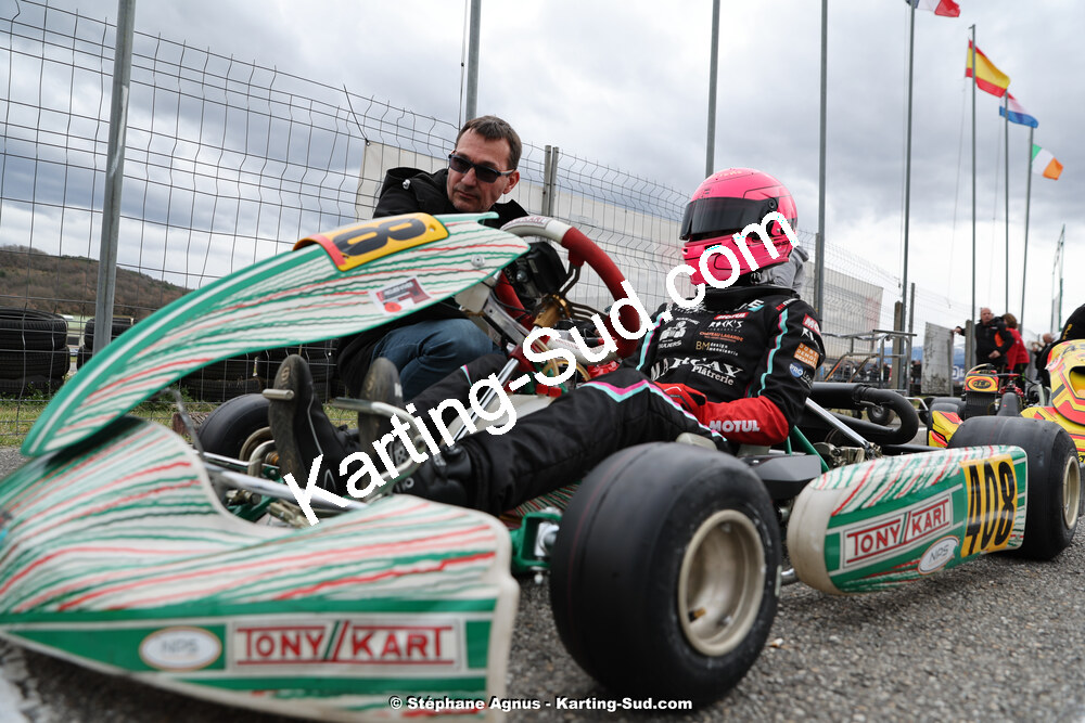 9 & 10/03/2024 : 1ère manche du Championnat du Sud au circuit d’Aigues-Vives (photos Stéphane Agnus) 2024 — karting