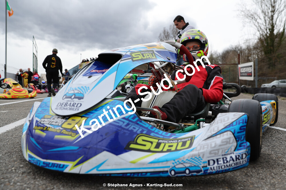 9 & 10/03/2024 : 1ère manche du Championnat du Sud au circuit d’Aigues-Vives (photos Stéphane Agnus) 2024 — karting