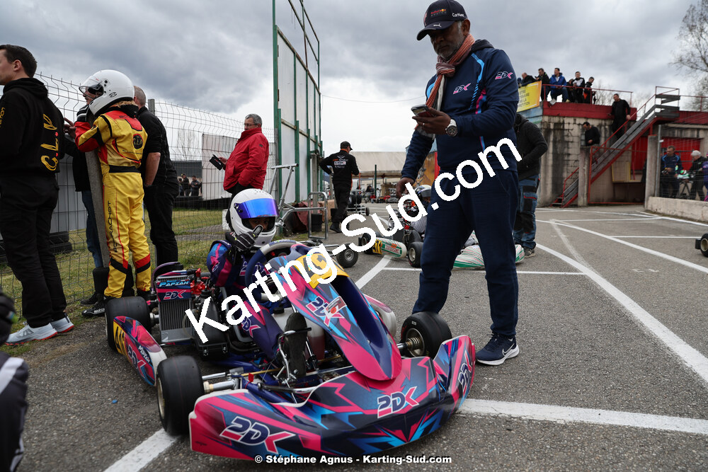 9 & 10/03/2024 : 1ère manche du Championnat du Sud au circuit d’Aigues-Vives (photos Stéphane Agnus) 2024 — karting