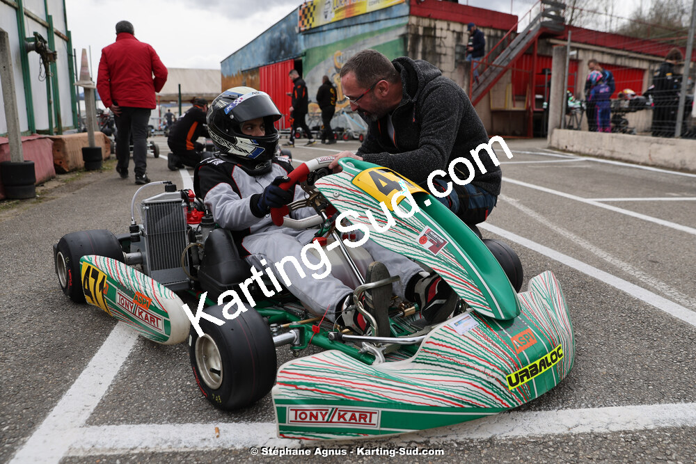 9 & 10/03/2024 : 1ère manche du Championnat du Sud au circuit d’Aigues-Vives (photos Stéphane Agnus) 2024 — karting