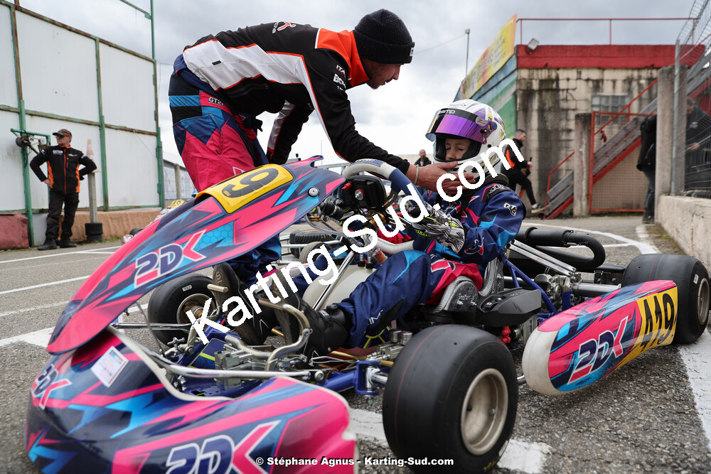 9 & 10/03/2024 : 1ère manche du Championnat du Sud au circuit d’Aigues-Vives (photos Stéphane Agnus) 2024 — karting
