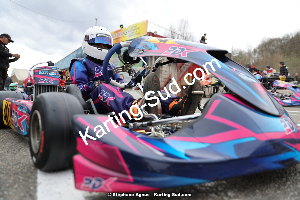 9 & 10/03/2024 : 1ère manche du Championnat du Sud au circuit d’Aigues-Vives (photos Stéphane Agnus) 2024 — karting
