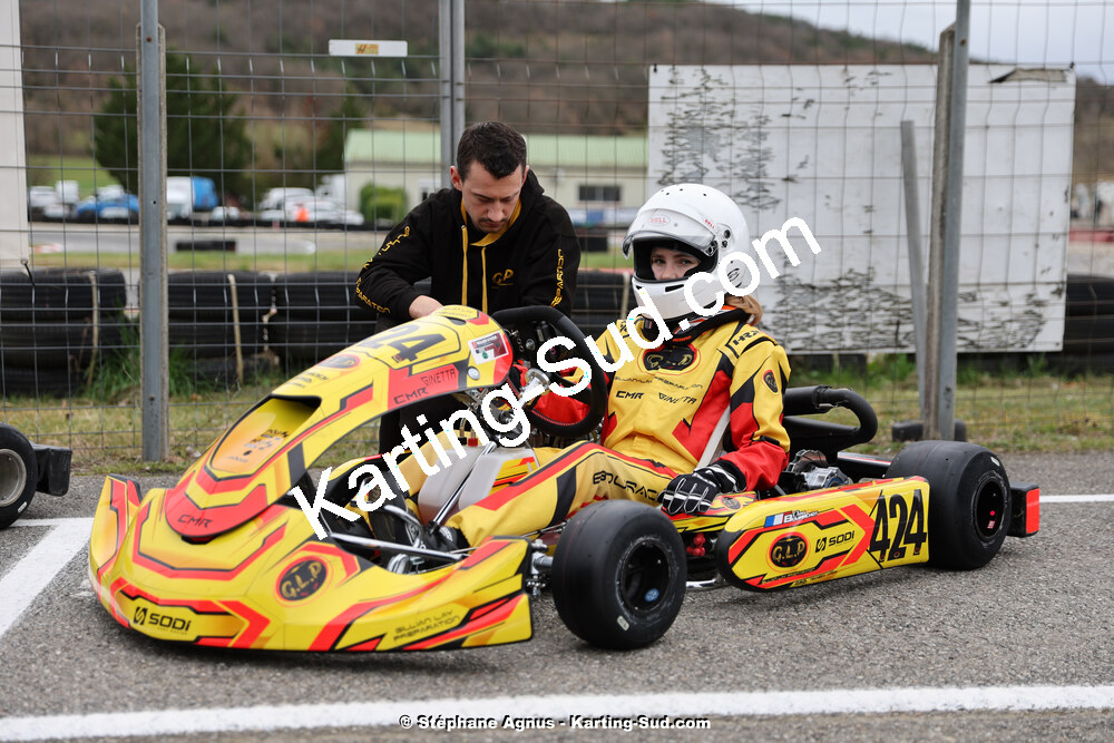 9 & 10/03/2024 : 1ère manche du Championnat du Sud au circuit d’Aigues-Vives (photos Stéphane Agnus) 2024 — karting