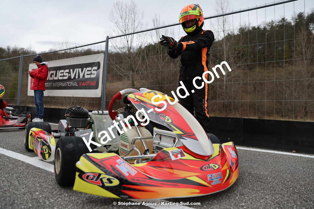 9 & 10/03/2024 : 1ère manche du Championnat du Sud au circuit d’Aigues-Vives (photos Stéphane Agnus) 2024 — karting