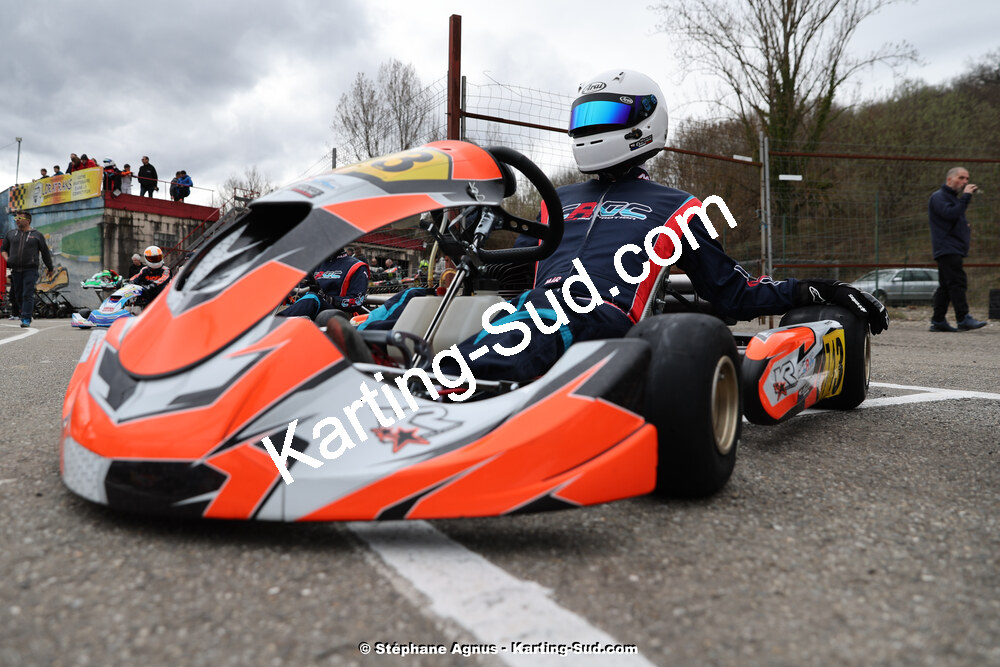 9 & 10/03/2024 : 1ère manche du Championnat du Sud au circuit d’Aigues-Vives (photos Stéphane Agnus) 2024 — karting