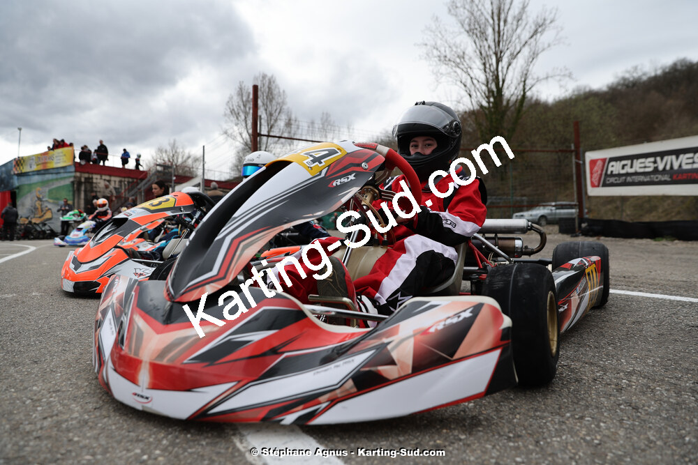 9 & 10/03/2024 : 1ère manche du Championnat du Sud au circuit d’Aigues-Vives (photos Stéphane Agnus) 2024 — karting