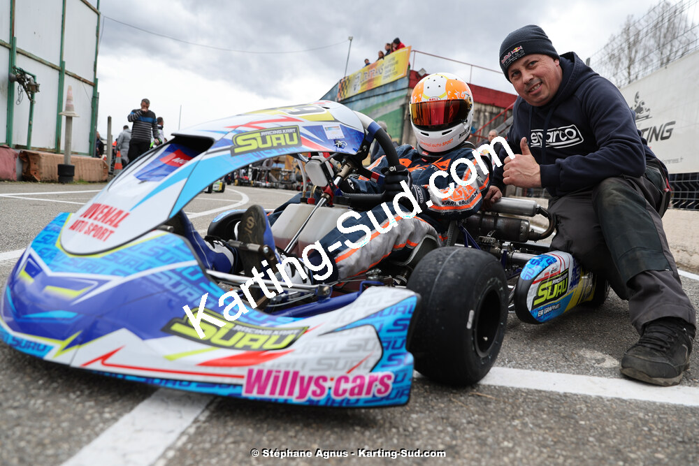 9 & 10/03/2024 : 1ère manche du Championnat du Sud au circuit d’Aigues-Vives (photos Stéphane Agnus) 2024 — karting