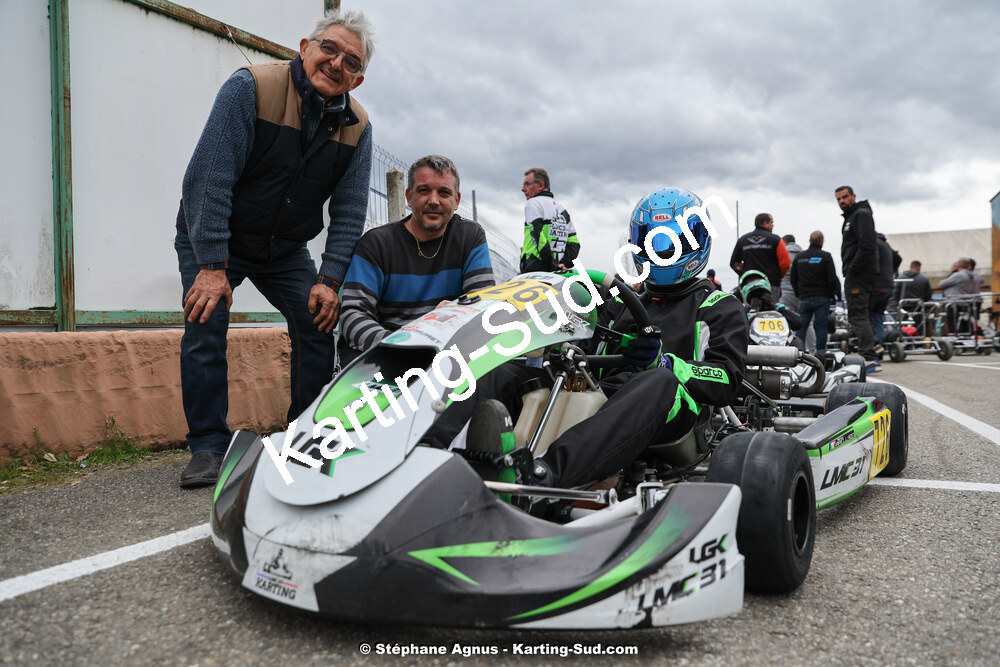 9 & 10/03/2024 : 1ère manche du Championnat du Sud au circuit d’Aigues-Vives (photos Stéphane Agnus) 2024 — karting