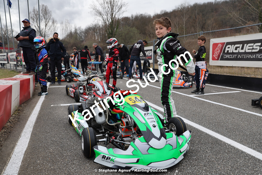 9 & 10/03/2024 : 1ère manche du Championnat du Sud au circuit d’Aigues-Vives (photos Stéphane Agnus) 2024 — karting