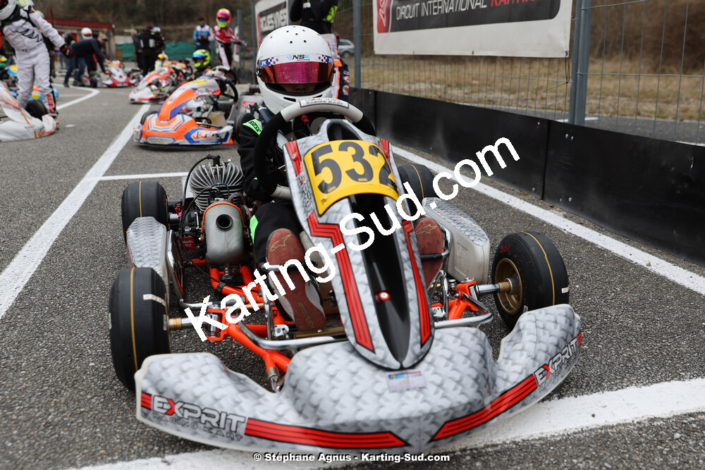 9 & 10/03/2024 : 1ère manche du Championnat du Sud au circuit d’Aigues-Vives (photos Stéphane Agnus) 2024 — karting